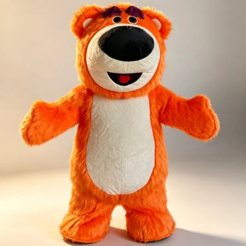 Suits - Inflatable Orange Bear Mascot Costume Full
