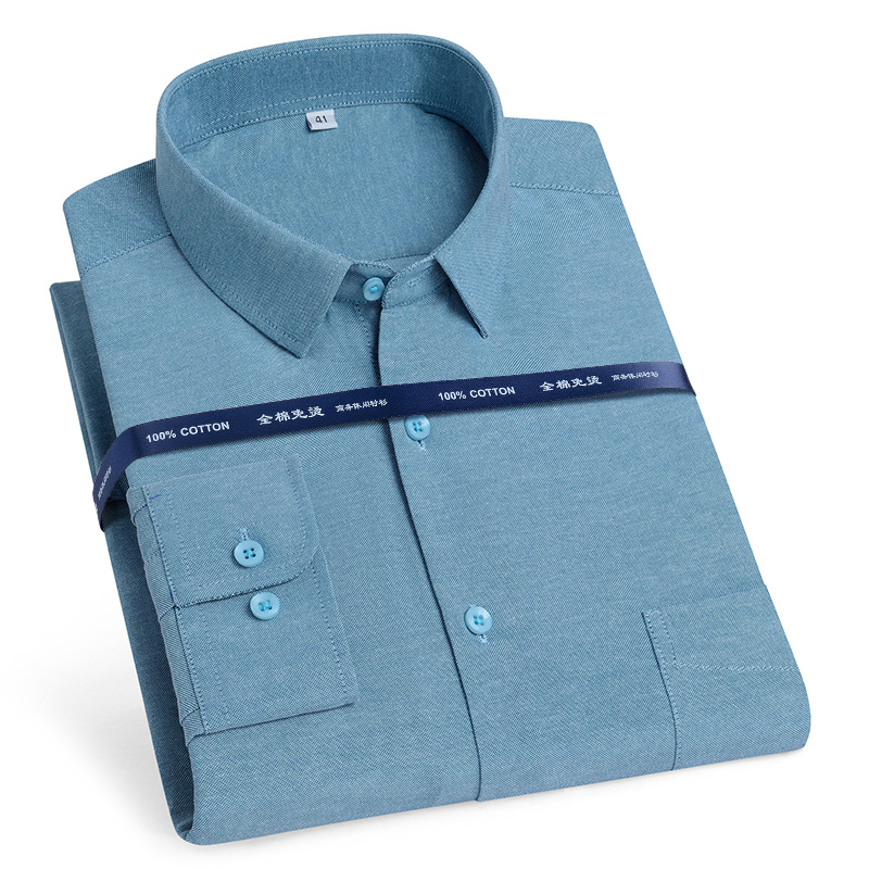 Oversize 11XL 10XL 9XL  Qualit - Oxford Cotton Casual Shirt Business review and price