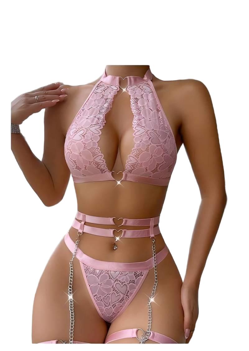 Sexy Lingerie Set Push Up Lace - Underwear review and price