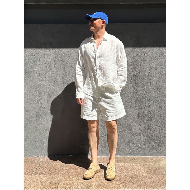 Light Luxury Men's Linen Sun P - Mens Linen Shirt Long Sleeve review and price
