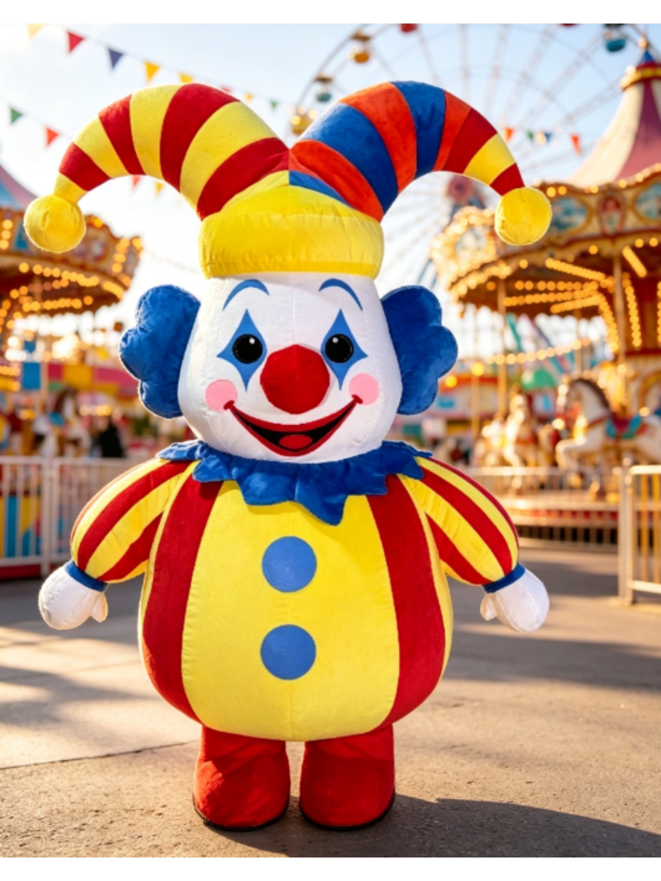 Inflatable Circus Clown Mascot - Suits review and price