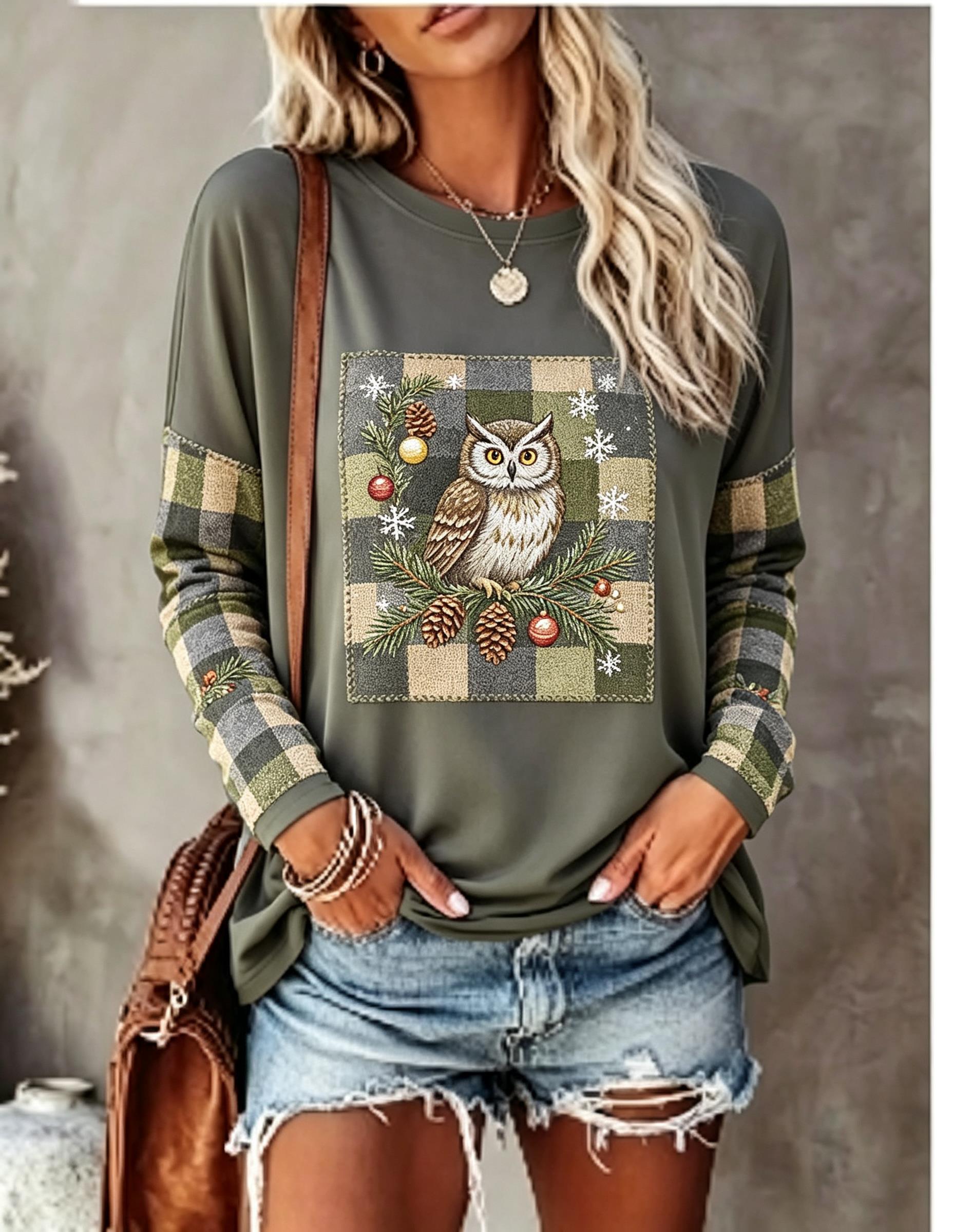 Women Long Sleeve T Shirt Fox  - T-Shirts review and price