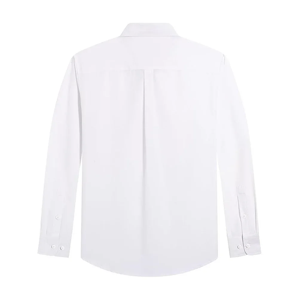 Men's Long Sleeve Shirts Solid - Oxford Cotton Casual Shirt Business review and price